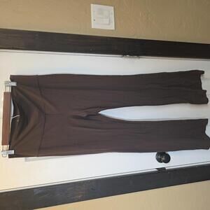 All in Motion Everyday Soft Ultra High Rise Full Length Flare Leggings XL Brown